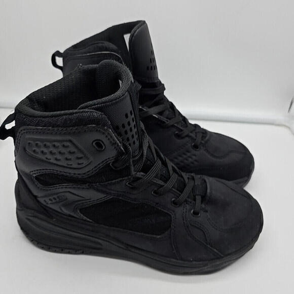 5.11 Tactical Boots Mens 6 Halcyon Stealth Black Waterproof Military Mid Top‎ - Picture 1 of 6